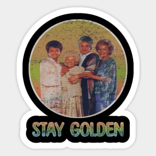 vintage grunge golden girls 90s Sticker